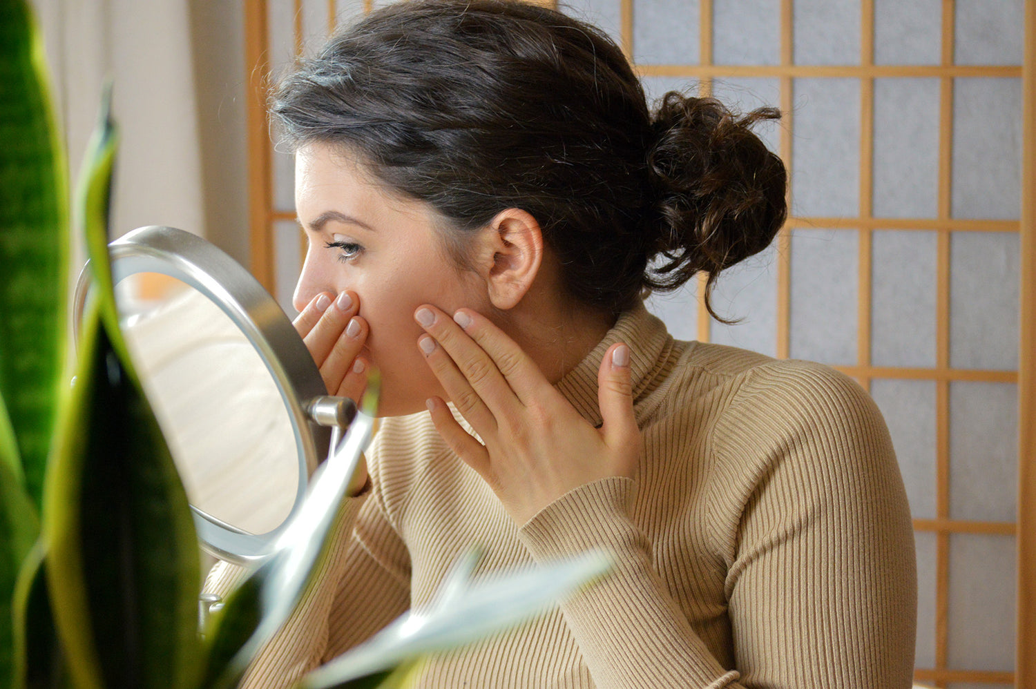 Hannah mit unreiner Haut