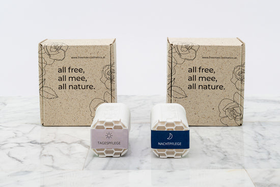 Das freemee-Nachfüllset mit Tagespflege und Nachtpflege